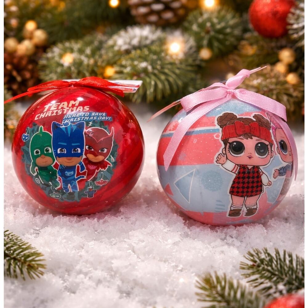 PJ Mask LOL surprise Christmas Ornament bundle kids holiday new Lot of 2 gifts